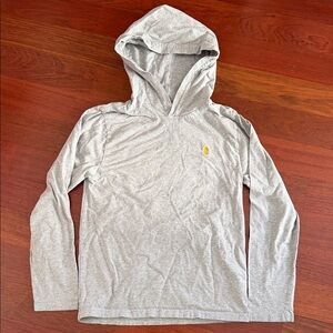Polo Long Sleeve Top with Hood